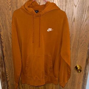 Nike Men's Burnt Orange Hoodie
